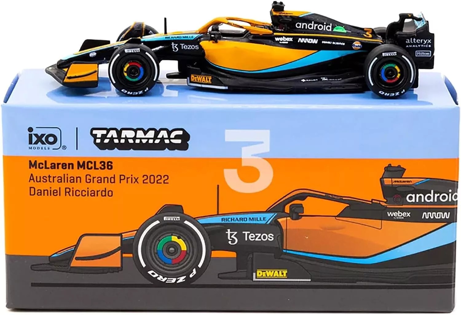 Tarmac Works T64G-F041-DR1 McLaren MCL36